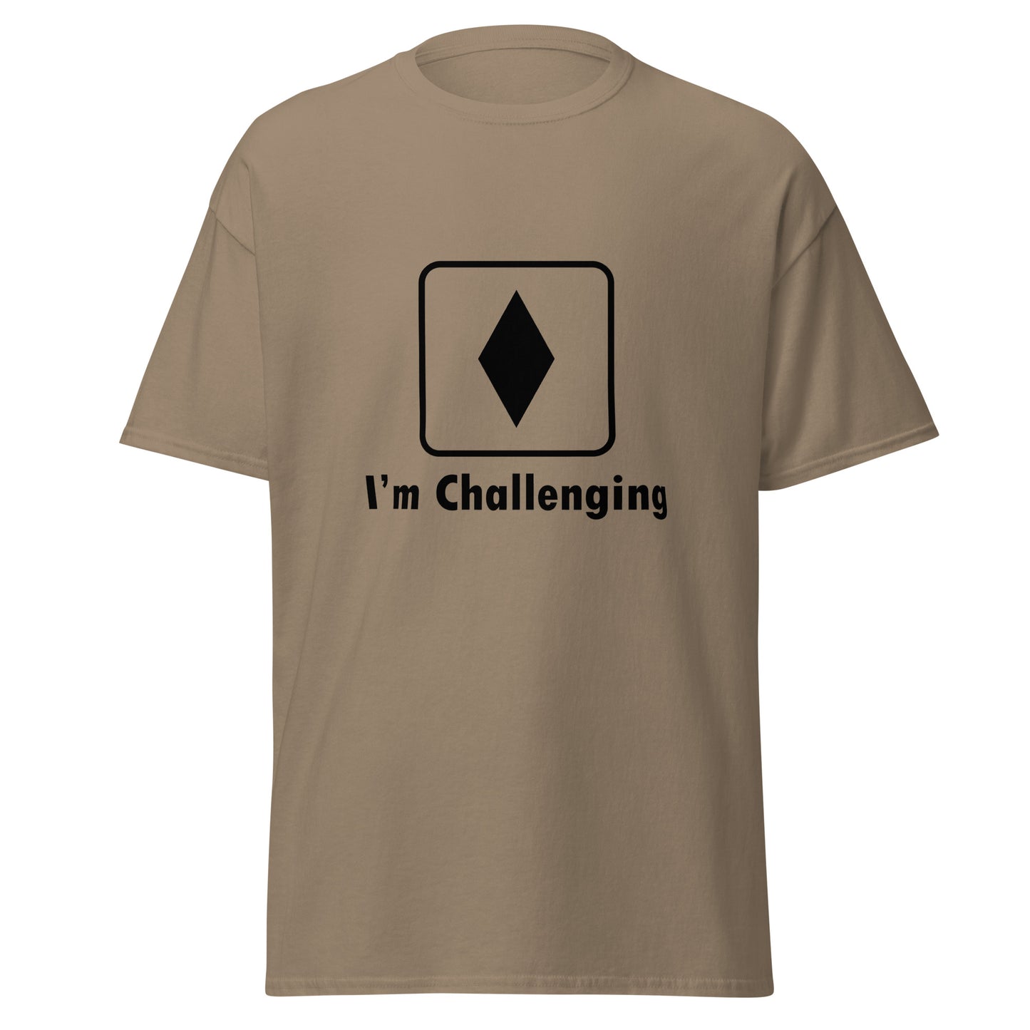I'm Challenging Black Diamond Ski and Mountain Biking Funny T-Shirt