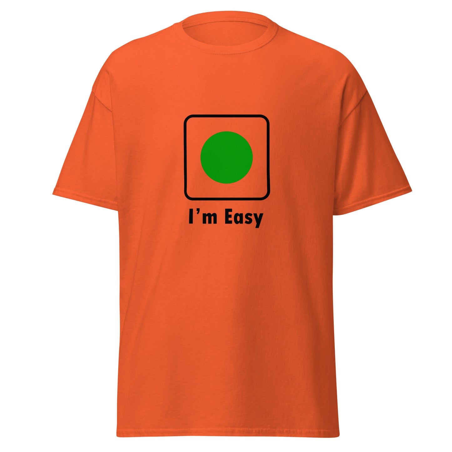 I'm Easy Green Circle Skiing Funny T-Shirt