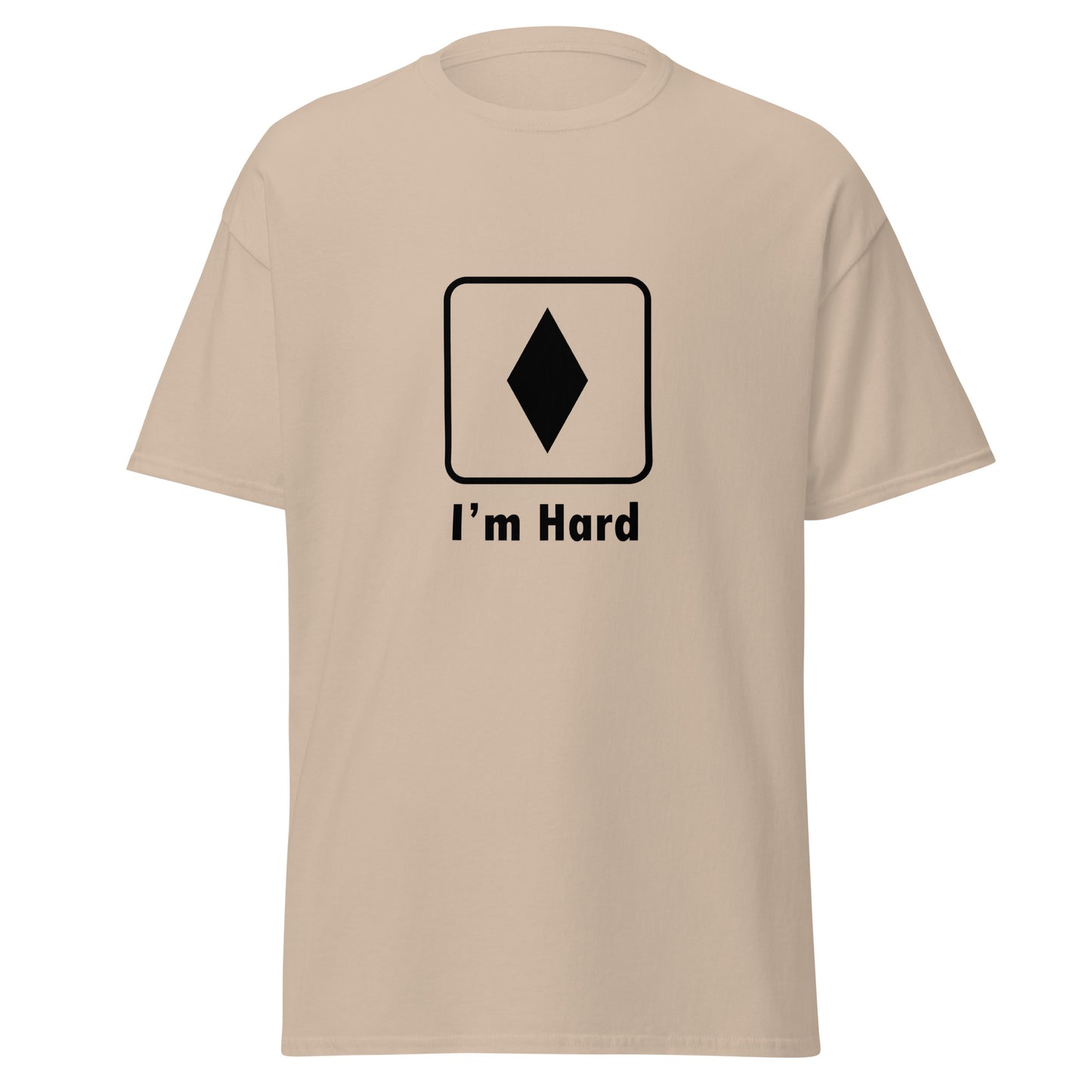 I'm Hard Black Diamond Skiing Funny T-Shirt (Big and Tall)