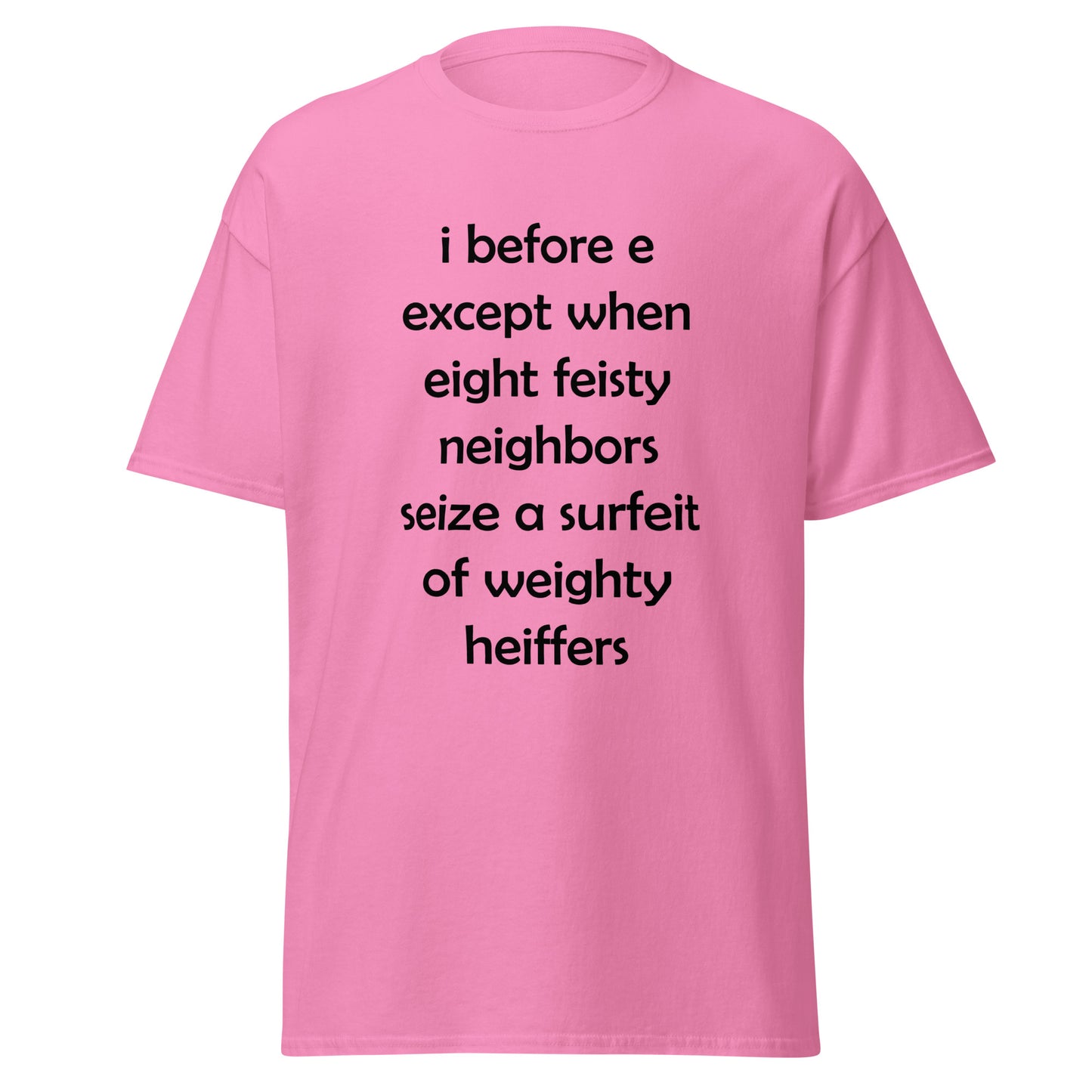 I Before E Funny T-shirt