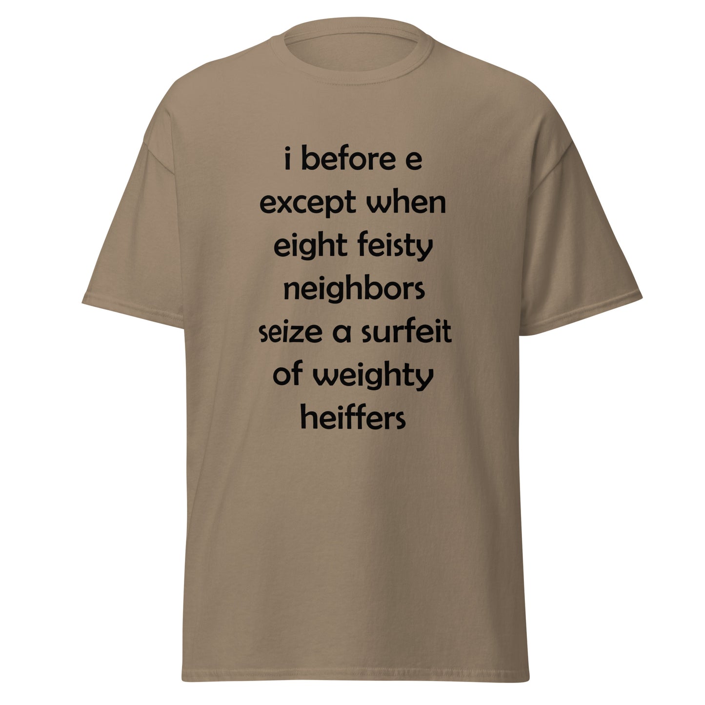 I Before E Funny T-shirt