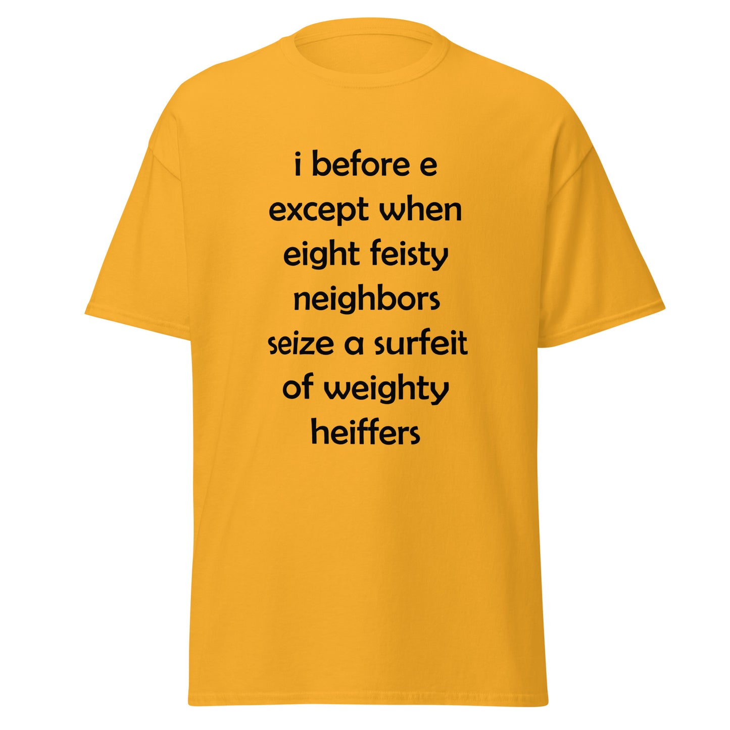 I Before E Funny T-shirt