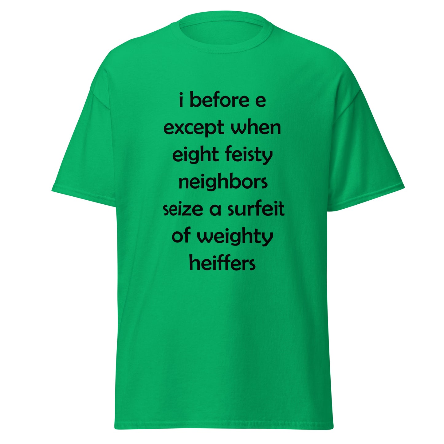 I Before E Funny T-shirt