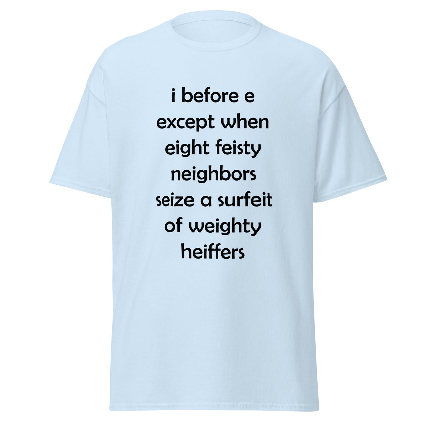 I Before E Funny T-shirt