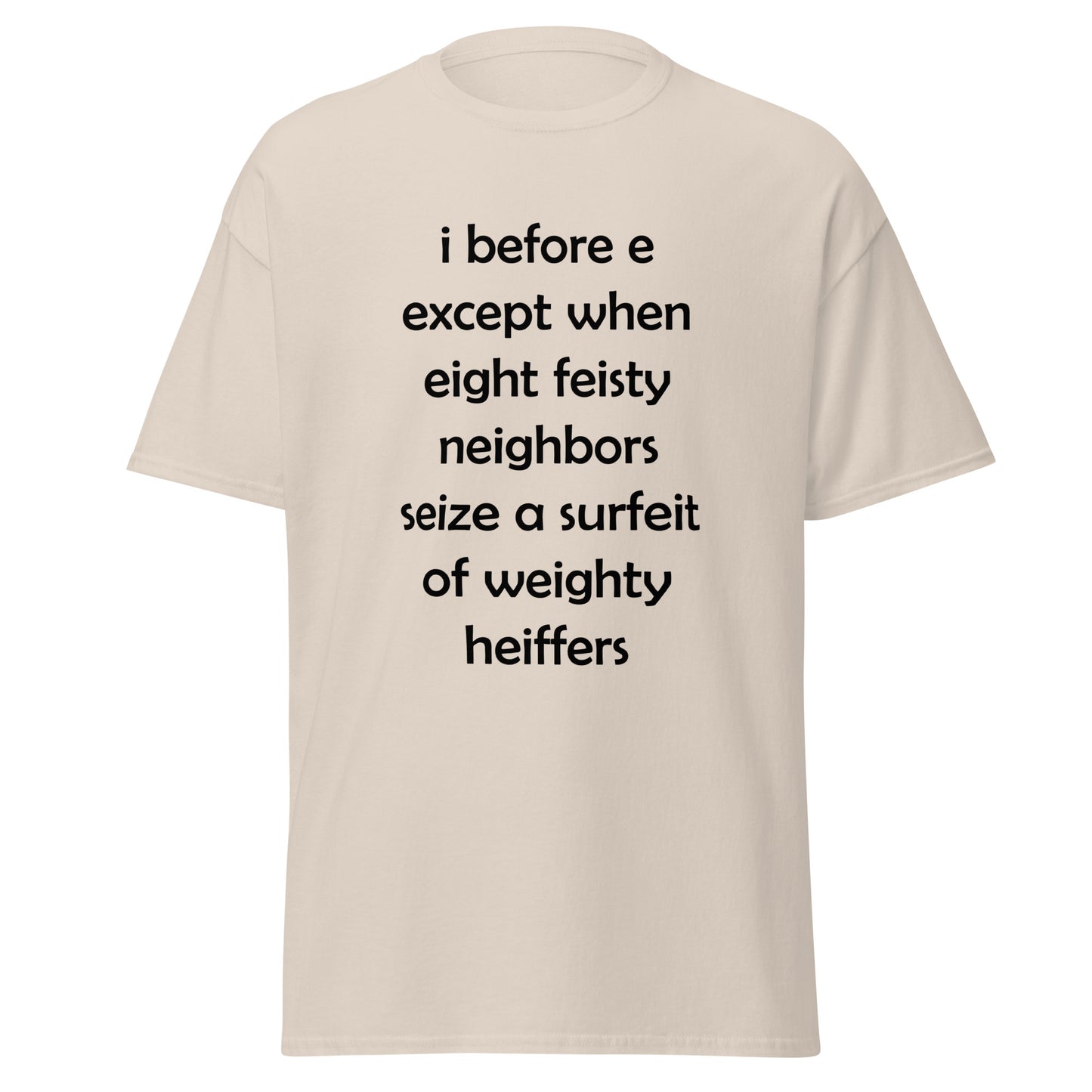 I Before E Funny T-shirt