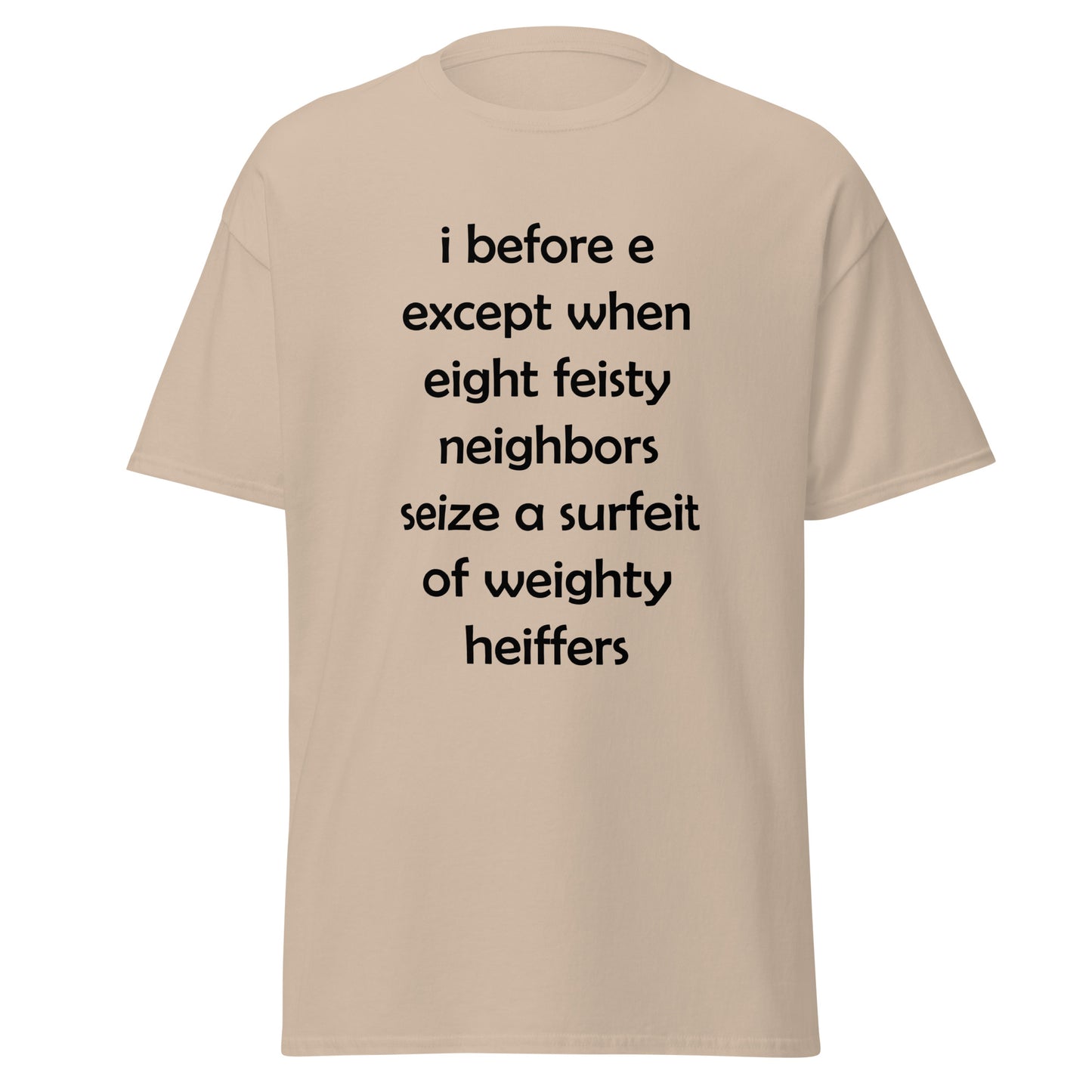 I Before E Funny T-shirt