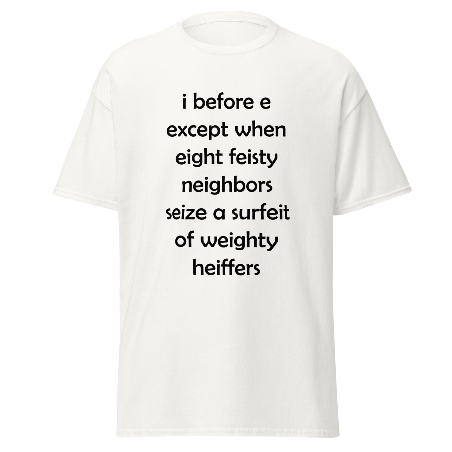 I Before E Funny T-shirt